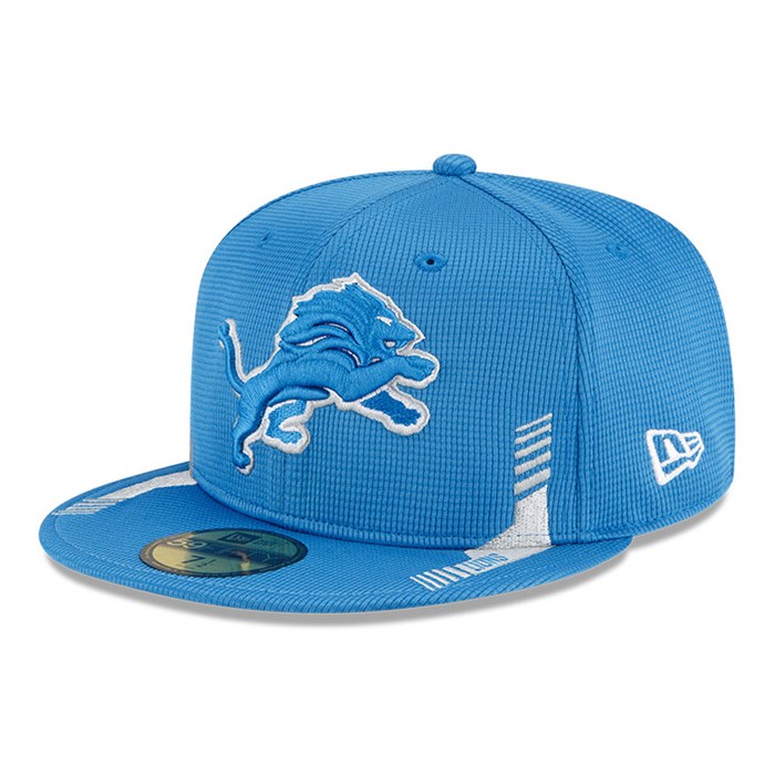 Detroit Lions NFL Sideline Home 59FIFTY Lippis Sininen - New Era Lippikset Myynti FI-103786